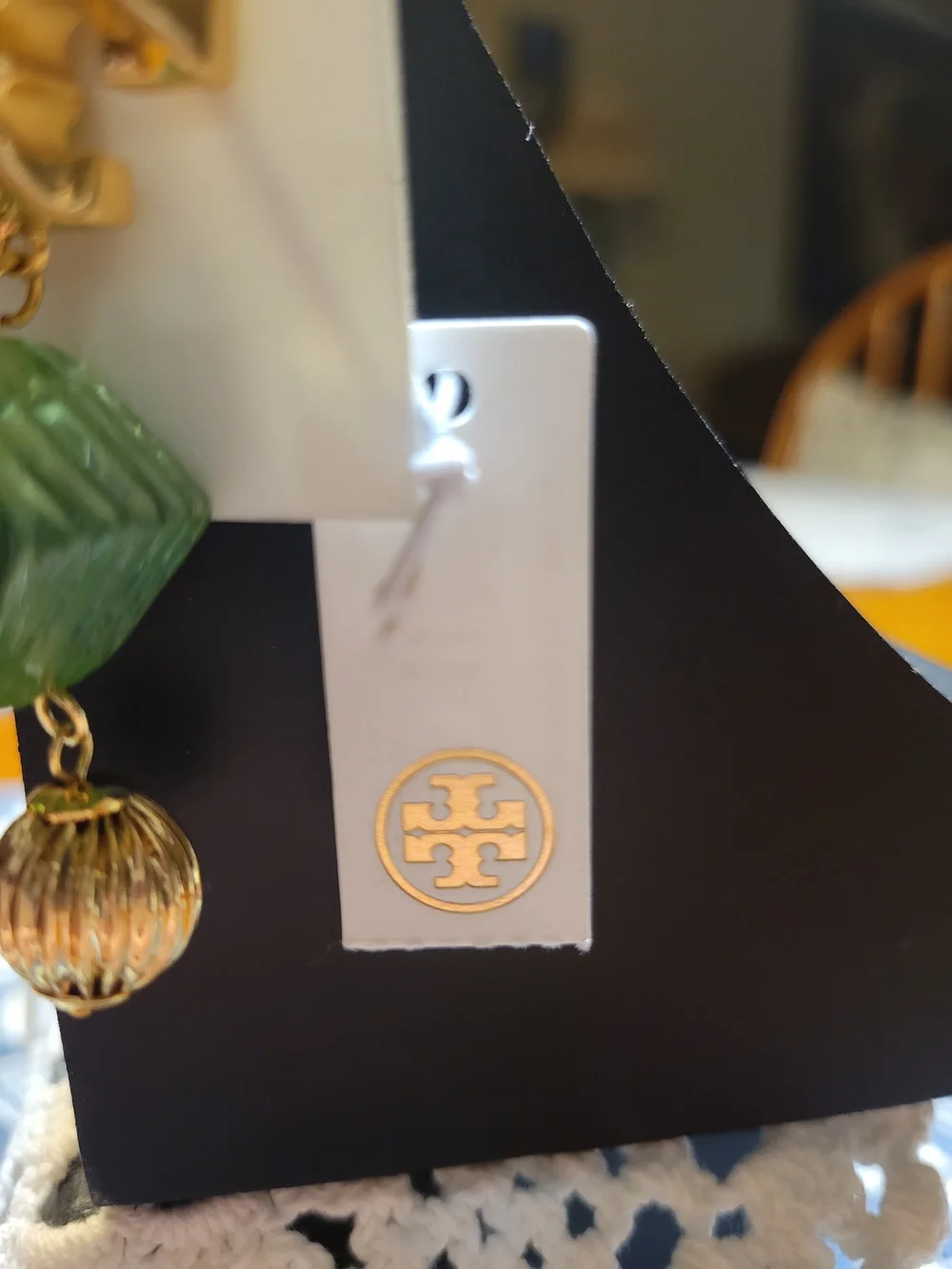 Tory Burch Gold-Tone Drop Earrings